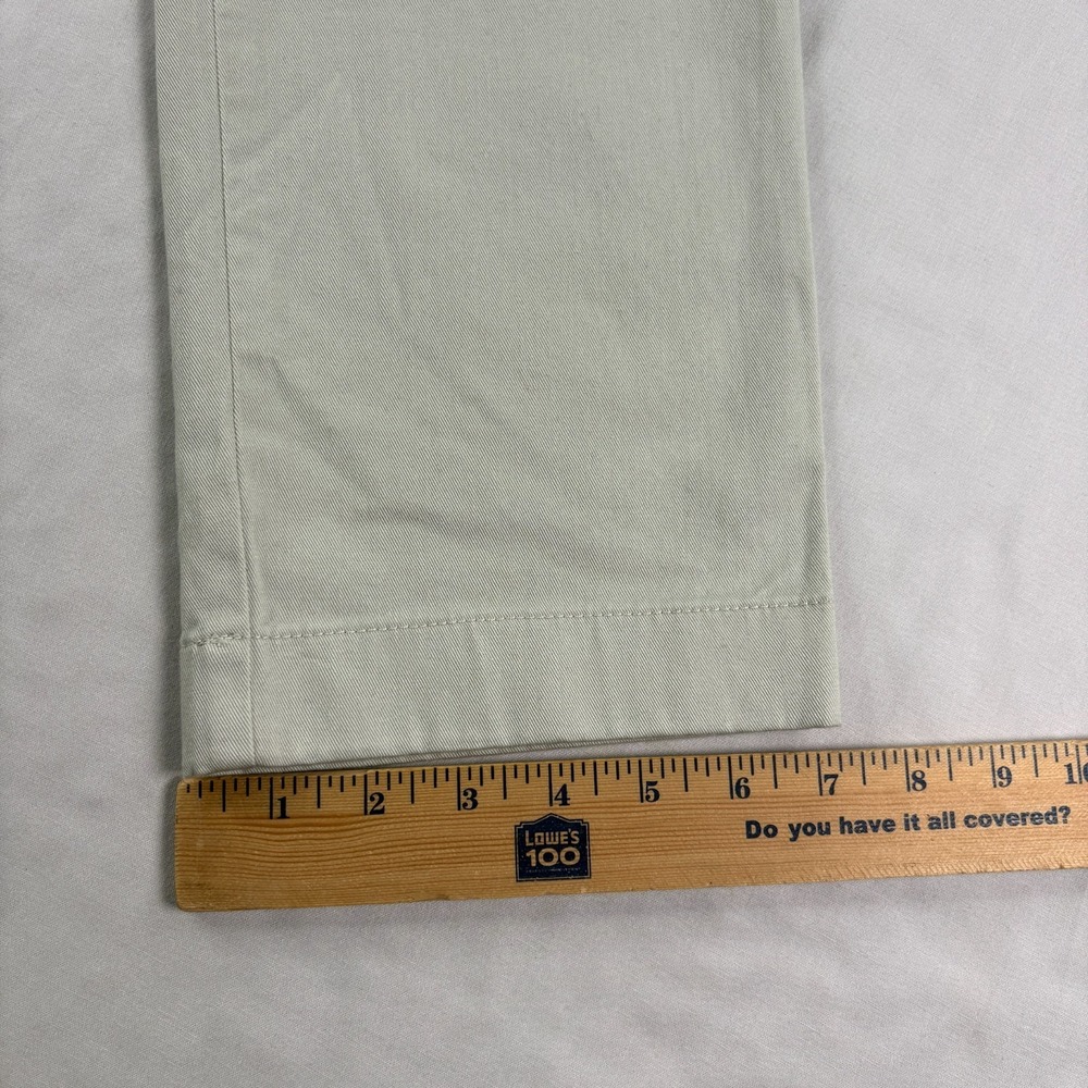 J Crew Pants Mens 36x34 (Fits 34x34) Beige Chino Athletic Slim Fit Preppy NEW - Picture 10 of 13